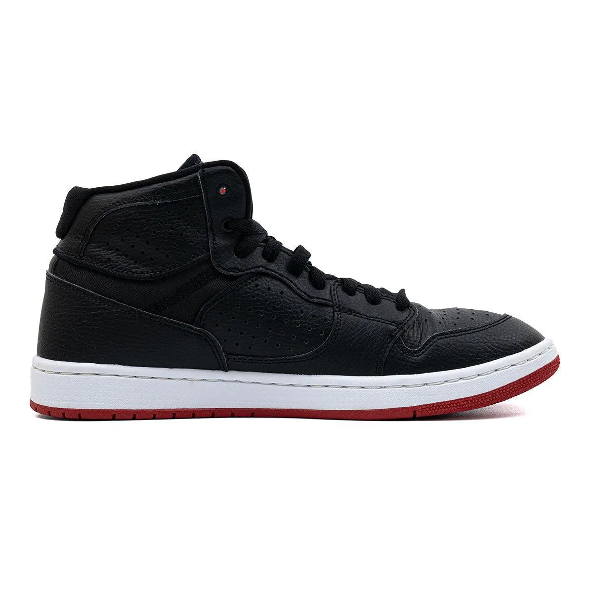 Air Jordan Access High-Top Sneakers Leather Black Colour For Men