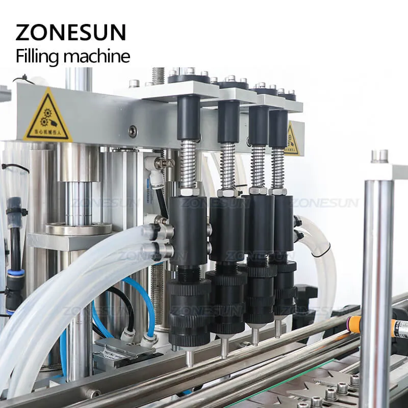 ZS-DTZL500 4 Heads Desktop Automatic Vacuum Liquid Perfume Small Bottle Fragrance Filling Machine